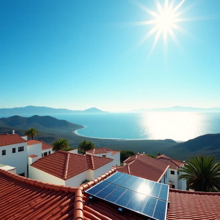 Placas solares en Canarias